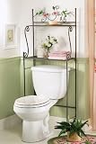 Metal Scrollwork Hummingbird Over The Toilet Stand by Winston Brands