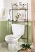 Metal Scrollwork Hummingbird Over The Toilet Stand by Collections Etc