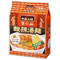 明星 中華三昧 赤坂榮林 酸辣湯麺3食パック 336g