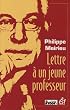 Lettre � un jeune professeur