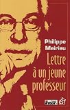 Lettre � un jeune professeur