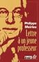 LETTRE � UN JEUNE PROFESSEUR