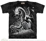 Black Dragon T-Shirt 100% Cotton Short Sleeve Shirt Pre-Shrunk