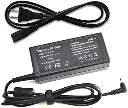 FLYREE 19V 3.42A AC Adapter Power Supply+Cord for Acer Chromebook 15 14 13 11 R11 CB3 CB5 CB5-571 C720 C720p C740, fit for CB3- 111-C670 CB3-111-C4HT A13-045N2A PA-1450-26