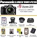 Panasonic Lumix DMC-FZ35 12.1MP Digital Camera DMC-FZ35K With Best Buy Lumix Accessory Package + Includes 8GB Memory, Extra Battery, Wide Lens, 3.5x Telephoto Lens, Filter Kit, Case + Much More