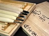 梅心子圀光 彫刻刀 5本組 桐箱入  BSC-5