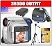 Canon ZR800 Digital Camcorder Factory Refurbished Backed with Canon USA, Inc. 90 day Warranty. Plus Includes Battery Pack, Compact Power Adapter CA-590, Stereo Video Cable STV-250N, Video/Photo Tripod, Extra Replacement Battery, Camera Case and Deluxe Cleaning Kit.