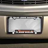 MLB Miami Marlins Plastic License Plate Frame ()