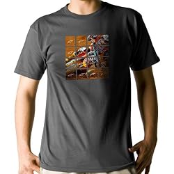 Alpinestars Dirt Photo Youth Boys Short-Sleeve Sports Wear Shirt - Gray