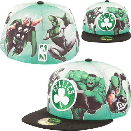 New Era Boston Celtics Marvel Comics 59FIFTY Fitted Hat