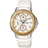 Casio Women's LTP1326-9A2V White Resin Quartz Watch with White Dial