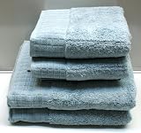 4 piece bale Quality HOTEL Towels DUCK EGG BLUE made from 100% cotton