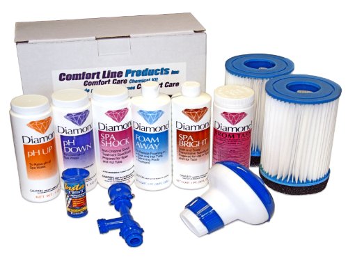 "Combo Care Kit Combination Chemical Kit and 2-Pack Filters, Drain and fill Kit" "Combo Care Kit Combination Chemical Kit and 2-Pack Filters, Drain and fill Kit"