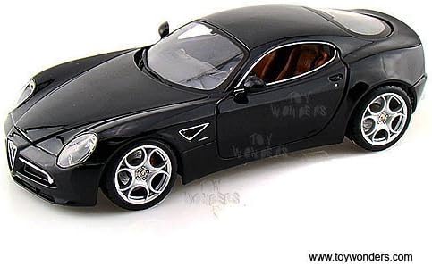 11021bk/4 Bburago Diamond - Alfa Romeo 8c Competizione Hard Top (1:18, Black) 11021 Diecast Car Model Auto Vehicle Die Cast Metal Iron Toy Transport by diecarstond