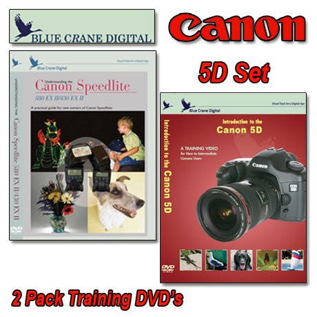 Blue Crane Digital Canon 5D Mark II DVD 2 Pack Volume 2 & 580/430 EX II