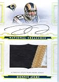 2008 Playoff National Treasures Authentic Donnie Avery Rookie Autograph Game Worn Patch Card