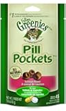 GREENIES Pill Pockets Treats for Cats, Salmon, 45 Count