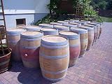 225L TOP-WEINFASS-REGENTONNE, HOLZFASS EICHENFASS FASS
