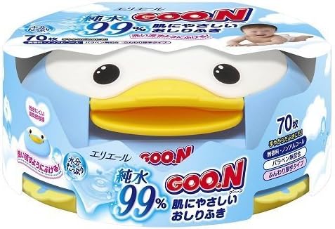 GOO.N Skin Friendly Baby Baby Wipes 70sheets by DAIOUSEISHI