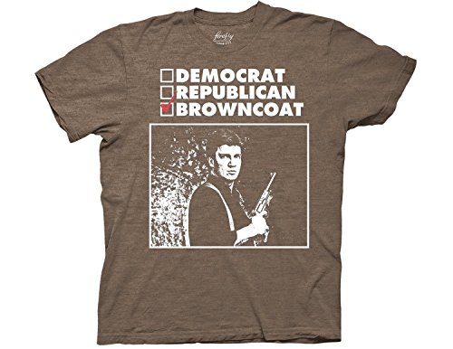 Ripple Junction Firefly Democrat Republican Browncoat Adult T-Shirt
