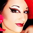 Vixen Exotic Eyes Red Glitter Eye Paint Professional Make Up Artist Look Xotic Eyes