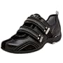 Aetrex Women's Abbey Double Strap Sneaker,Black,9.5 M US