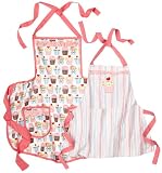 DII Hostess Cupcakes Printed Apron Set, One Adult and One Child