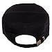 Crystal Case Womens Cotton Rhinestone Cross Cadet Cap Hat