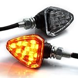 Bullet Amber LED Clear Lens Turn Signals Light Stalk For Honda CBR 600 CBR600F4i... by Astra Security