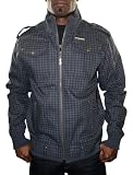 LIVE MECHANICS Troop Buffalo Plaid Jacket Mens Coat