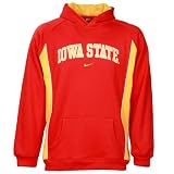 Nike Iowa State Cyclones Red Youth Pass Rush Hoody Sweatshirt