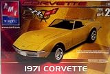 AMT Ertl 31829 1971 Corvette Convertible - Plastic Model Kit - 1:25 Scale - Skill Level 2 by AMT Ertl