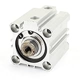 uxcell エアシリンダ アルミニウム材質 アルミハウジング デュアルアクション KCQ2B32-30