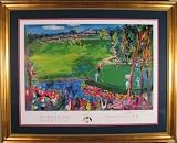 Ryder Cup Leroy Neiman Commemorative Signed Edition Blue/Red Mat Framed