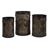 Fleur-de-Lis Planters - Set of 3