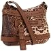 Jessica Simpson Serafina Cross Body,Sand Multi/Walnut,One Size