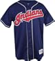 Cleveland Indians Second Home Navy MLB Replica Jersey