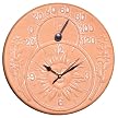 Terra-Cotta Clock and Thermometer