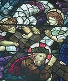 Frameable Art Card - Jesus Carrying the Cross - Detail