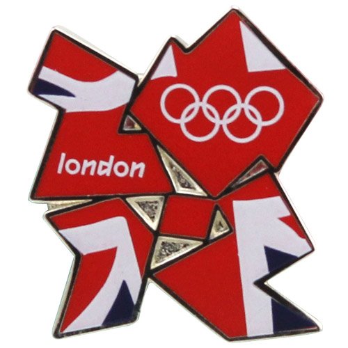 Summer London Olympics 2012 Union Jack Flag Emblem Collector Pin