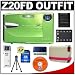 FujiFilm FinePix Z20fd (Green) Digital Camera with 4GB SDHC Memory Card + NP-45 Battery + Case + Cameta Bonus Accessory Kit
