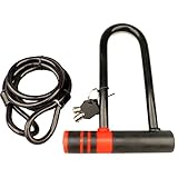 Safekom NEW Strong Anti Theft Security Lock + Cable+keys For Cycle Bicycle Mountain Bike