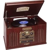 Teac GF-290 Nostalgic Console Stereo with CD Player, Cassette Deck, Turntable, and AM/FM Tuner