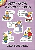 Bunny Rabbit Birthday Stickers (Dover Little Activity Books)