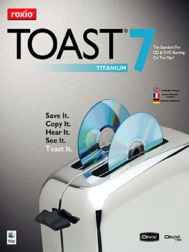 Roxio Toast Titanium - (version 7 ) - ensemble complet - 1 utilisateur - CD-ROM (bo�tier-DVD) - Mac - anglais, allemand, fran�ais