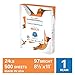 Hammermill Premium Multipurpose 24lb Copy Paper, 8.5 x 11, 1 Ream, 500 Sheets, Made in USA, Sustainably Sourced From American Family Tree Farms, 97 Bright, Acid Free, Printer Paper, 105810R