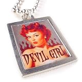 Devil Girl Retro Pendant Necklace