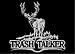 Trash Talker Upstream Images Silver Vinyl Wildlife Car Truck Window Decal Sticker