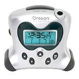 Oregon Scientific Atomic Project Clock with Inside Temperature - Silver
