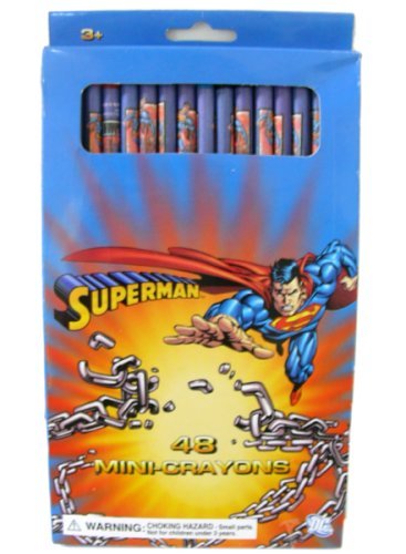 Childrens Toyshop  Toys : Superman Crayons : 48pcs mini-crayons